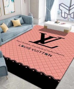 Louis vuitton lv luxury area rug for living room bedroom carpet home decorations mat