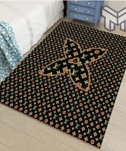 Louis vuitton lv monogram luxury area rug for living room bedroom carpet home decorations mat