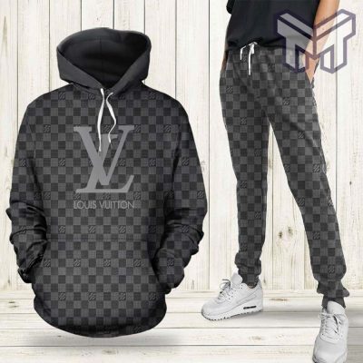 Louis vuitton lv unisex sweatpant trouser with pocket sports clothing  hot 2023 Type01