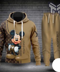 Louis vuitton mickey mouse hoodie sweatpants pants hot 2023 lv luxury clothing clothes for men disney gifts type01