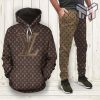 Louis vuitton monogram hoodie sweatpants pants hot 2023 lv luxury brand clothing clothes outfit for men