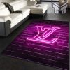 Louis vuitton neon rug bedroom rug floor decor home decorations