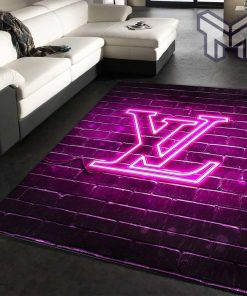 Louis vuitton neon rug bedroom rug floor decor home decorations