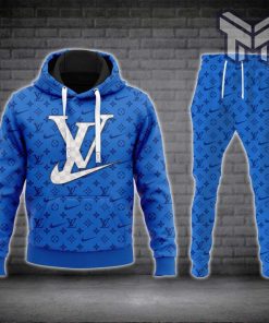 Louis vuitton nike hoodie sweatpants pants hot 2023 lv luxury clothing clothes outfit for men type01