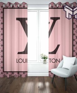 Louis vuitton pink luxury fashion window curtain trending 2023 for home decor