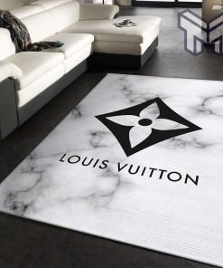 Louis vuitton rectangle rug living room rug floor decor home decorations