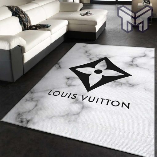 Louis vuitton rectangle rug living room rug floor decor home decorations