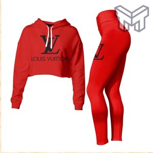 Louis Vuitton lv Diamond Croptop Hoodie Legging Women Fashion Luxury Brand  Clothing Clothes Outfit, by Nadaxaxora