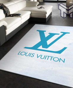 Louis vuitton rug living room rug christmas gift us decor