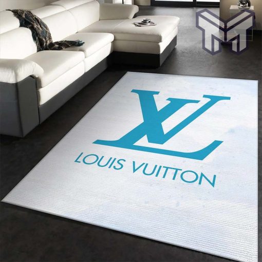 Louis vuitton rug living room rug christmas gift us decor