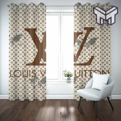 Louis vuitton wheat luxury fashion window curtain trending 2023 for home decor
