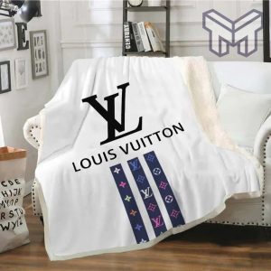 Louis Vuitton Supreme Fashion Luxury Brand Premium Blanket Fleece