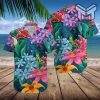 Made in Hawaii, Hibiscus Flower and Surf Board Hawaiian Aloha Shirt