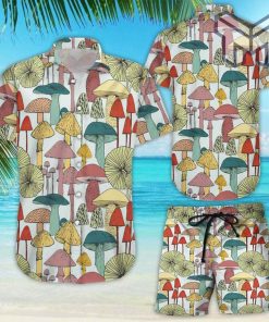 Mushroom Hawaiian Shirt High Quality Mushroom Lover Art Tropical Hawaii Shirts Mushroom Gifts