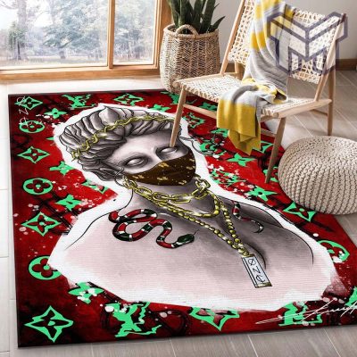 Princess snake rectangle rug living room rug floor decor home decorations