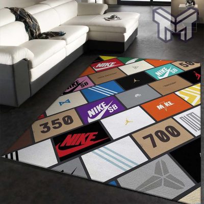 Sneaker box area rug bedroom rug christmas gift us decor