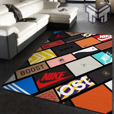 Sneaker box area rug bedroom rug floor decor home decorations