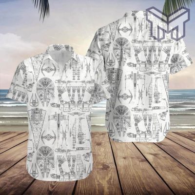 Star Wars Hawaiian Shirt, Star Wars Summer Shirts, Star Wars Gift,  Aloha Shirt, Star Wars Fan, Vacation Shirt