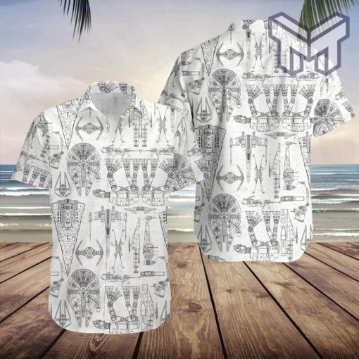 Star Wars Hawaiian Shirt, Star Wars Summer Shirts, Star Wars Gift, Aloha Shirt, Star Wars Fan, Vacation Shirt