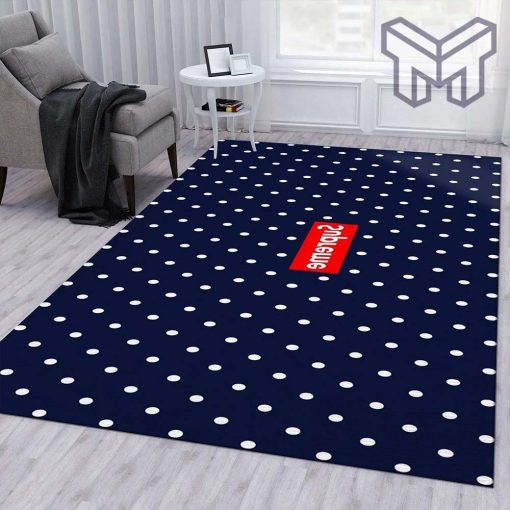 Supereme louis vuitton area rug bedroom rug christmas gift us decor