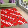 Supereme louis vuitton fashion brand area rug living room rug floor decor home decorations