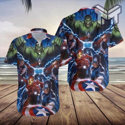 Superhero Button-Down Shirt, Funny Superhero Hawaiian Shirt Black, Superhero Hawaiian Superhero Masks Purple