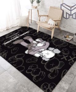 Supreme kaws area rug carpet living room rug gift floor mats keep warm in winter