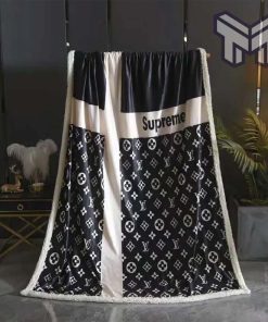 Supreme luxury brand premium quilt blanket fleece hot 2023 for home decor