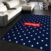 Supreme rectangle rug bedroom rug floor decor home decorations