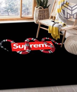 Supreme x gucci area rug for christmas living room rug home us decor