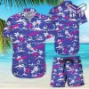 Taco Bell Tropical Flower Aloha Hawaiian Shirts and short v1, Summer hawaiian day 3d Hawaii shirt