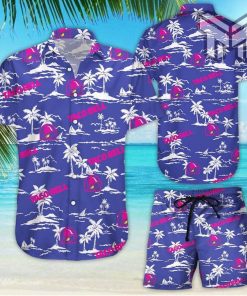 Taco Bell Tropical Flower Aloha Hawaiian Shirts and short v1, Summer hawaiian day 3d Hawaii shirt