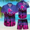 Taco Bell v4 Tropical Flower Aloha Hawaiian Shirts and short, Summer Hawaiian Beach day 3D Hawaiian Shirt