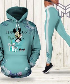 Tiffany & co. mickey mouse hoodie leggings luxury brand clothing clothes outfit for women hot 2023