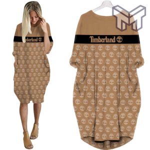 Timberland batwing pocket dress brown clothing clothes outfit for women hot 2023