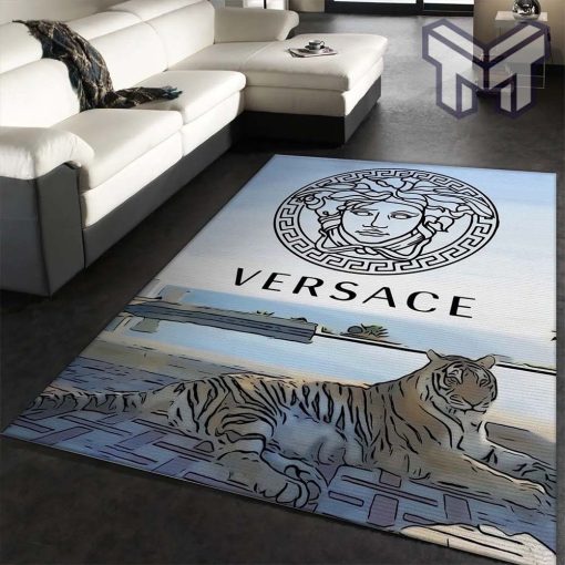 Versace area rug living room rug floor decor home decorations