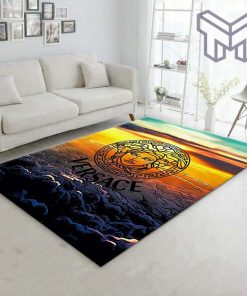 Versace area rugs fashion brand rug floor decor home decorations