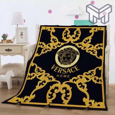 Versace home fashion luxury brand fleece blanket comfortable blanket