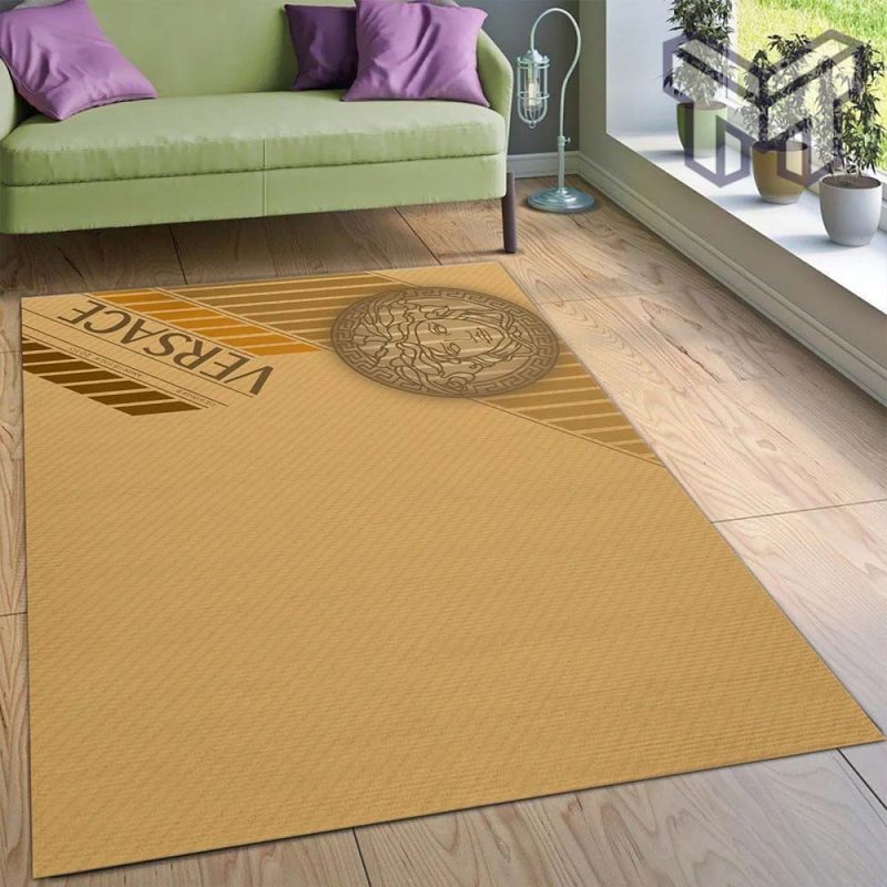 Versace v1 area rug living room rug floor decor home decorations