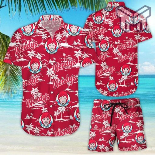 Wendy's Tropical Flower Aloha Hawaiian Shirts and short v3, Summer hawaiian day 3d Hawaii shirt