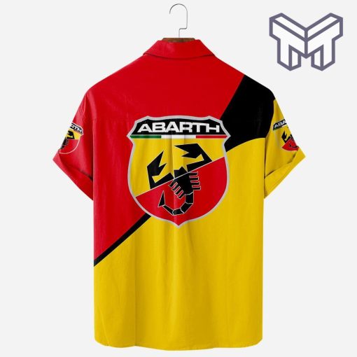 Abarth Racing Car Apparel, Abarth Racing Car Hawaiian Shirt Type01