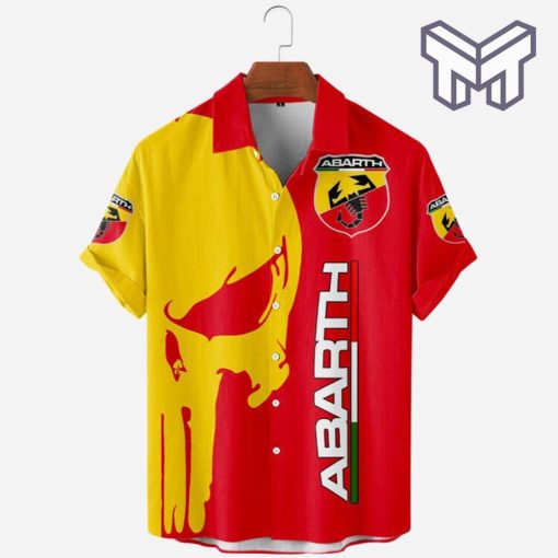 Abarth Racing Car Apparel, Abarth Racing Car Hawaiian Shirt