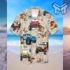 Amazing Insect With Jeep Hawaiian Graphic Print Short Sleeve Hawaiian Shirt