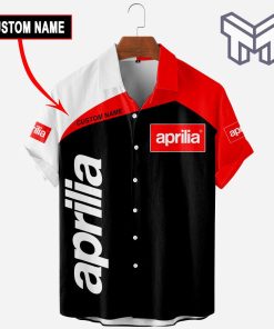 Aprilia Bike Racing Apparel, Aprilia Bike Racing Custom Hawaiian Shirt