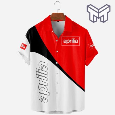 Aprilia Bike Racing Apparel, Aprilia Bike Racing Hawaiian Shirt Type02