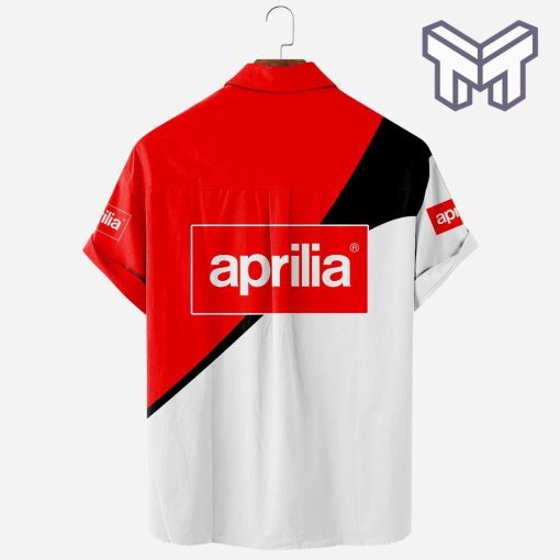 Aprilia Bike Racing Apparel, Aprilia Bike Racing Hawaiian Shirt Type02