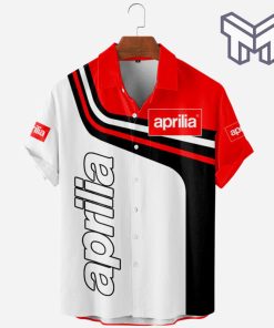 Aprilia Bike Racing Apparel, Aprilia Bike Racing Hawaiian Shirt Type01