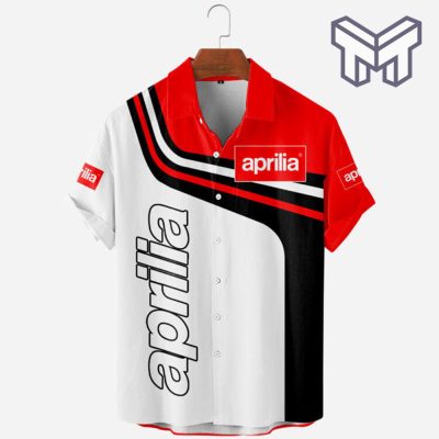 Aprilia Bike Racing Apparel, Aprilia Bike Racing Hawaiian Shirt Type01