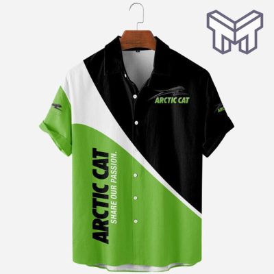 Arctic Cat Snowmobile Apparel, Arctic Cat Snowmobile Hawaiian Shirt Type02