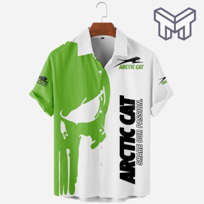 Arctic Cat Snowmobile Apparel, Arctic Cat Snowmobile Hawaiian Shirt